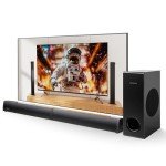 MEREDO 2-in-1 Sound Bar with Subwoofer and EQ