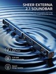 MEREDO 2-in-1 Sound Bar with Subwoofer and EQ