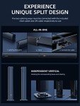 MEREDO 2-in-1 Sound Bar with Subwoofer and EQ