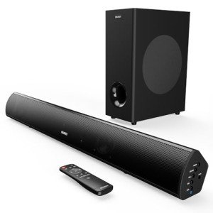 MAJORITY Teton Plus Bluetooth Soundbar with Subwoofer