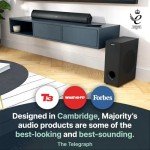 MAJORITY Teton Plus Bluetooth Soundbar with Subwoofer
