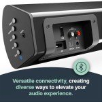 MAJORITY Teton Plus Bluetooth Soundbar with Subwoofer
