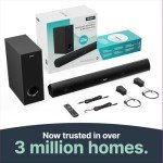MAJORITY Teton Plus Bluetooth Soundbar with Subwoofer