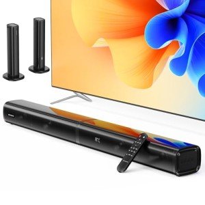 MEVOSTO 2.2CH Sound Bar with Dual Woofers