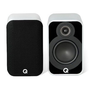 Q Acoustics 5020 White Bookshelf Speakers - Pair