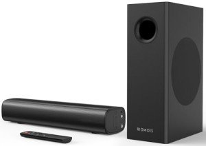 Compact Soundbar with Subwoofer for Smart TV