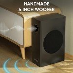 Compact Soundbar with Subwoofer for Smart TV