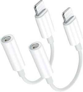 iPhone Lightning to 3.5mm Headphone Adapter - 2 Pack