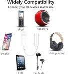 iPhone Lightning to 3.5mm Headphone Adapter - 2 Pack