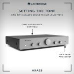 Cambridge Audio AXA25 25W Stereo Amplifier - Lunar Grey
