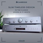 Cambridge Audio AXA25 25W Stereo Amplifier - Lunar Grey