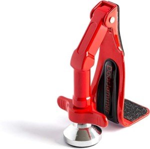 Portable Door Lock Brace for Home Security, Red