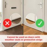 Portable Door Lock Brace for Home Security, Red