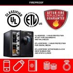 Fireproof Waterproof Safe with Digital Keypad