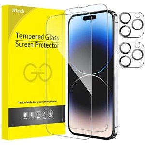 JETech iPhone 14 Pro Screen & Lens Protector - 2 Pack