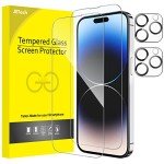 JETech iPhone 14 Pro Screen & Lens Protector - 2 Pack