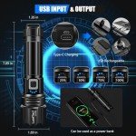 Super Bright Rechargeable LED Tactical Flashlight