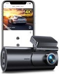GKU 4K Dash Cam with Wi-Fi & Night Vision