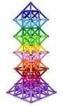 Magnetic Building Sticks and Blocks Set for All Ages