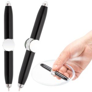 Vinuwu Fidget Spinner Ballpoint Pens with LED Light