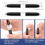 Vinuwu Fidget Spinner Ballpoint Pens with LED Light