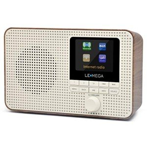 LEMEGA Portable Wi-Fi Internet Radio with Bluetooth