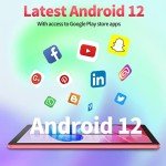 PRITOM 10" Android 12 Tablet with Expandable Storage