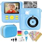 Kids' 2.4" 1080P Instant Print Camera - Blue