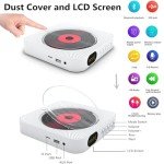 Adirigo Bluetooth CD Player with Remote & Speakers