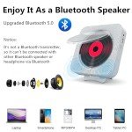 Adirigo Bluetooth CD Player with Remote & Speakers