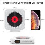 Adirigo Bluetooth CD Player with Remote & Speakers