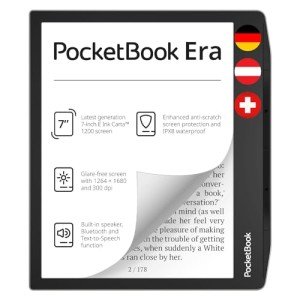 Era Silver 7-Inch Touch Screen E-Book Reader