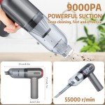 Cordless 9000Pa Handheld Vacuum Cleaner for Cars