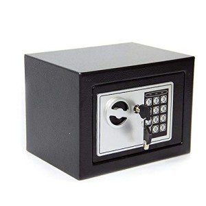 Digital Steel Safe Box with 2 Keys - 4.6L
