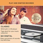 Auna Bluetooth Vinyl Record Player with Speakers