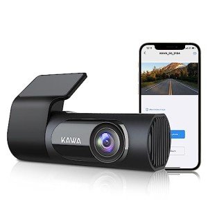 KAWA 2K QHD Dash Cam with Voice Control