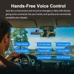 KAWA 2K QHD Dash Cam with Voice Control