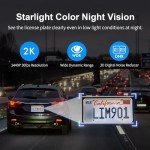 KAWA 2K QHD Dash Cam with Voice Control