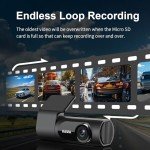 KAWA 2K QHD Dash Cam with Voice Control
