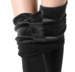 Warm Fleece-Lined High Waist Leggings for Women