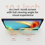 FLYCOAY 10" Android 14 Tablet with Keyboard & Mouse