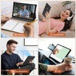 FLYCOAY 10" Android 14 Tablet with Keyboard & Mouse
