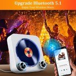 Bluetooth CD Player with Dual Speakers and Remote