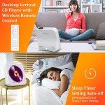Bluetooth CD Player with Dual Speakers and Remote