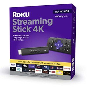 Roku Streaming Stick 4K | HD & HDR Media Player