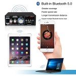 Bluetooth 5.0 100W Stereo Audio Amplifier
