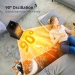 OMISOON 2000W Electric Heater with Remote Control