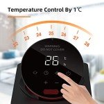 OMISOON 2000W Electric Heater with Remote Control