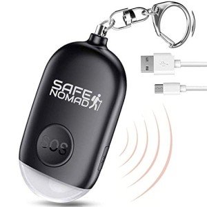 Personal Safety Alarm with LED Flashlight, Waterproof