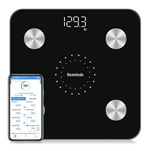 Smart Body Fat Scale with App - Black